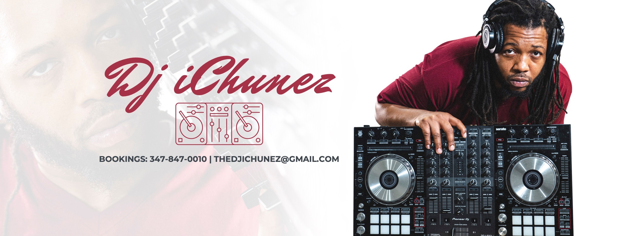 DJ iChunez Booking Banner
